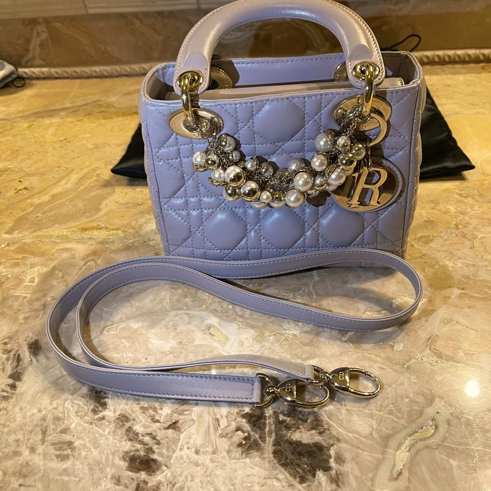 Lady Nude Pink Carnage Lambskin Leather Cross Body